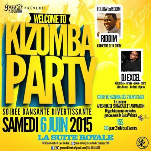 DJ EXCEL OFFICIAL PROMO MIX GROOVE & KIZOMBA EVENT 6 JUIN 2015