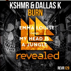 KSHMR & DallasK Vs Emma Louise - Burn Vs My Head  Is A Jungle (DV & LM Mashup)