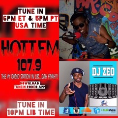 DJ WEEGOZICO & DJZEO Hott Fm 107.9  LiB live mixshow 6/06/15