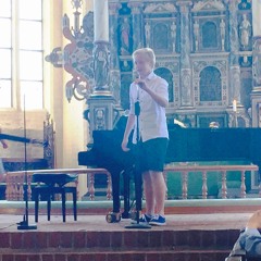 Hubert och Theo i Skanörs kyrka