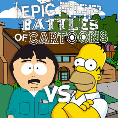 Randy Marsh vs Homer Simpson. Epic Rap Battles of Cartoons 46.