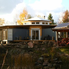 112. The Octopod: A cool, off-grid, solar powered, shipping container cottage design