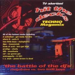 190 - Hit The Decks Vol. 1 mixed by Megabass & Two Little Boys (1992)