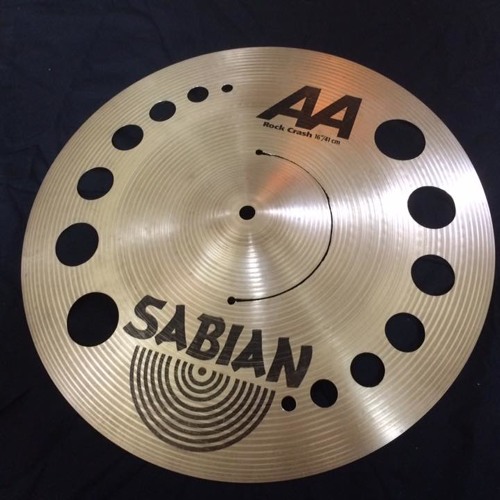 Cymbals modification for O-zoning [SABIAN AA ROCK CRASH 16`]