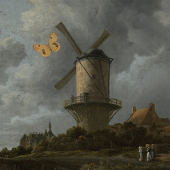 THE OLD WINDMILL AND THE LITTLE BUTTERFLY