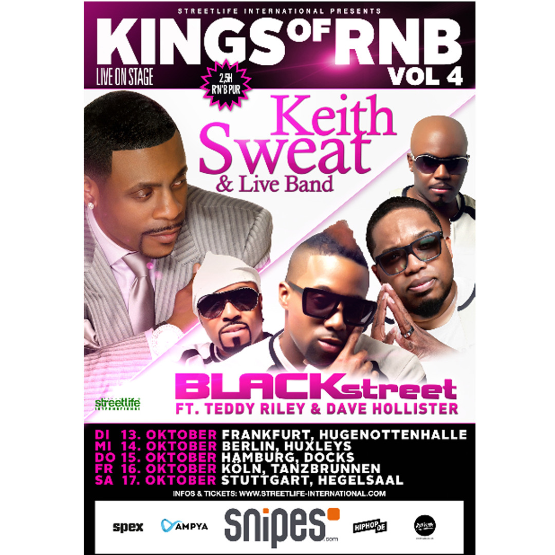 Keyswit Rnb Stream Kings Of RnB Vol.4 - Blackstreet & Keith Sweat - Official Tour ...
