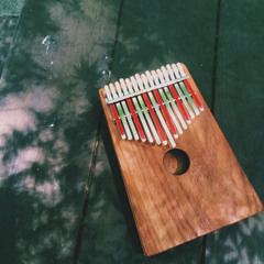 play the kalimba in forest