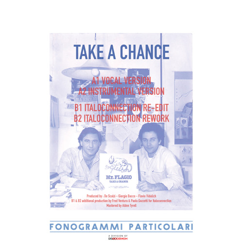 Mr. Flagio - Take A Chance (Italoconnection re-edit) SNIPPET