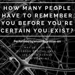 How Many People Have to Remember You Before You're Certain You Exist?