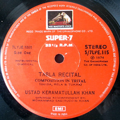 Keramatulla Khan ‎– Tabla Recital