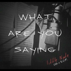 What Are You Saying(PROD. BY TRIFE TRACKZ)