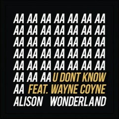 U Don't Know (XVII v. Moss Remix) (Alison Wonderland Edit)