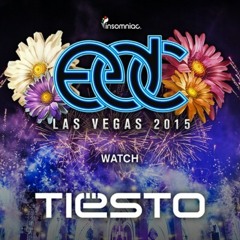 Tiësto live at Kinetic Field, EDC LV, US (22-06-2015)