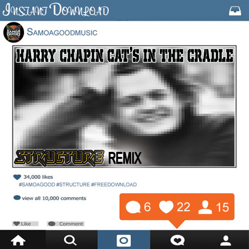 Stream Harry Chapin "Cat's In The Cradle" (Structure Remix) [FREE DOWNLOAD]  by Structure | Listen online for free on SoundCloud