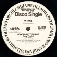 Goodnight Tonight - Wings - Ben Stacey Rework
