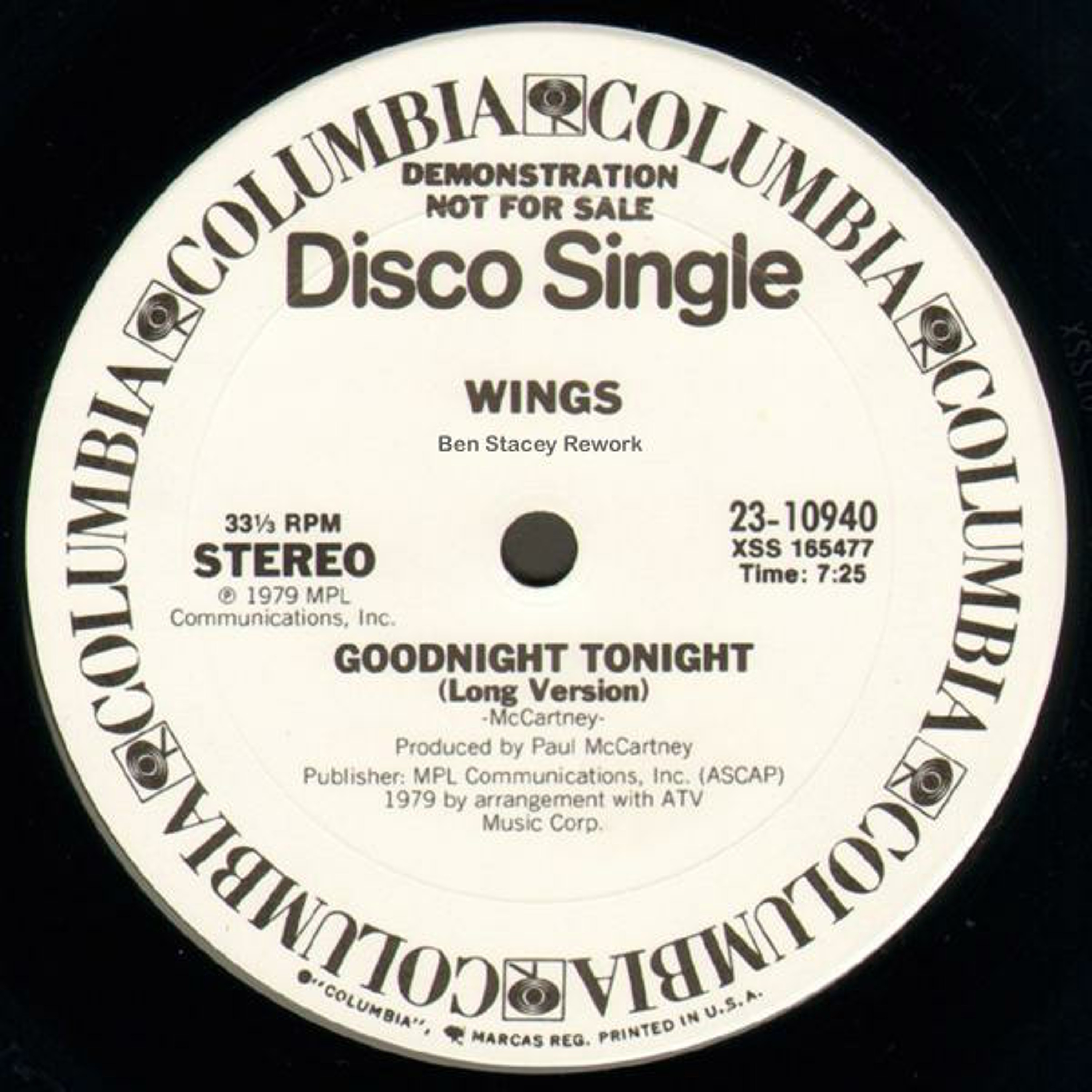 Goodnight Tonight - Wings - Ben Stacey Rework episode artwork