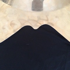 Cymbal Repair for Edge crack part2 forZildjian Ultra Hammered China [Repair After]