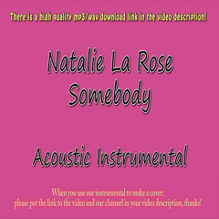 Natalie La Rose - Somebody (Acoustic Instrumental)