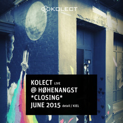 Kolect live @ HØHENANGST *Closing*, June 2015, detail, Kiel (Pt. 2)