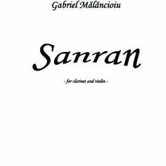 Sanran for clarinet and violin