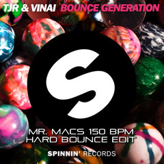 TJR & Vinai - Bounce Generation (Mr. Macs 150bpm Hard Bounce Edit) *FREE D/L*