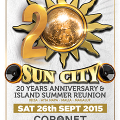 Sun city 20years anniversary promo cd mixed by DJ SAF 2015