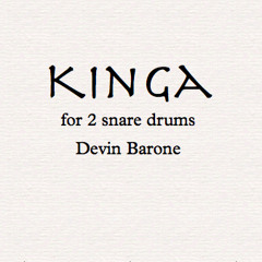 Kinga for 2 snare drums [3/31/15]