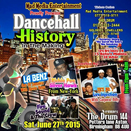 Silver Hawk Sound Dancehall History In The Making Part 1 at The Drum, Birmingham, UK - 27062015