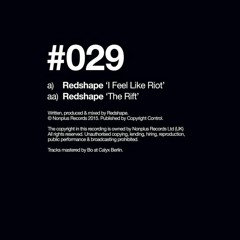 Redshape - I Feel Like Riot
