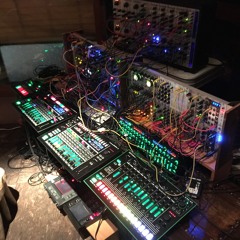 Modular synthesizer progressive ambient live set - Antena528@bonobo July 1st 2015