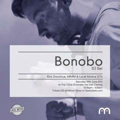 Warm up for Bonobo 20.06.15