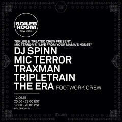 Mic Terror (ft. DJ Spinn) Boiler Room NYC Live Set