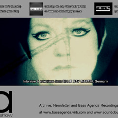Bass Agenda 106: Billie Ray Martin Interview & Selections