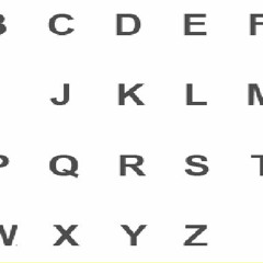 English Alphabets (a to z)