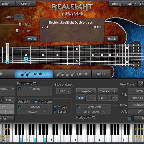 Stream RealEight 8 string virtual guitar RealHeavy demo by