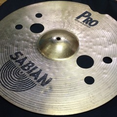 Cymbals modification for O-zoning [SABIAN PRO Rock Crash18` ]