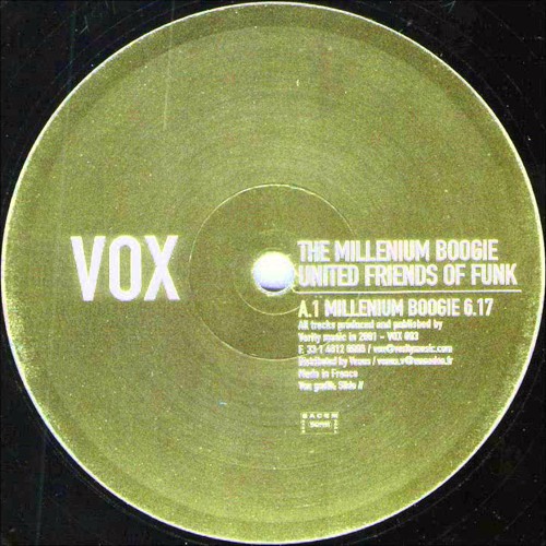 United Friends Of Funk - Millenium Boogie