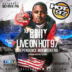 DJ RELLYRELL ON HOT 97 4TH OF JULY MIX WEEKEND 7-4-15
