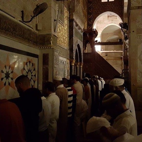 صلاة التهجد في المسجد الأقصى ليلة 21 رمضان 1436 هـ بصوت الشيخ مجد هدمي