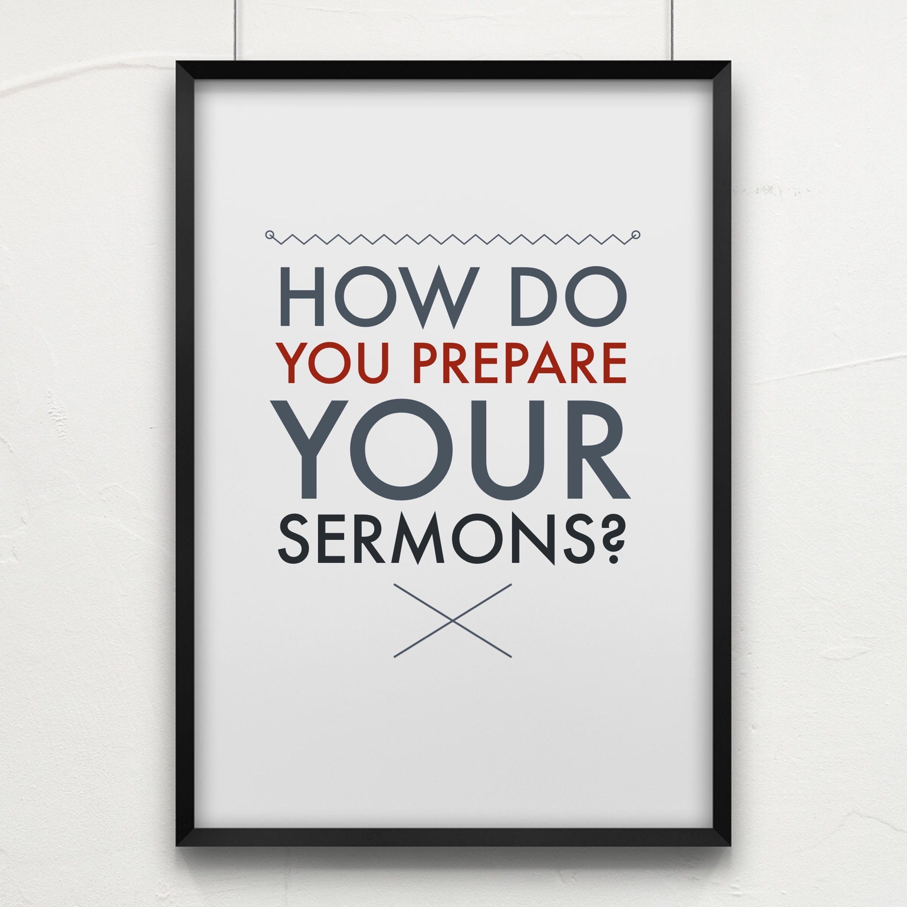 Episode 5: "How do you prepare your sermons?" episode artwork