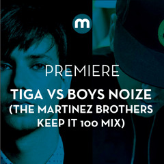 Premiere: Tiga vs Boys Noize '100' (The Martinez Brothers Keep It 100 Mix)