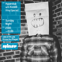 Rinse FM Podcast - Hyperdub w/ Kode 9 - 12th July 2015