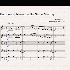 Embrace + Never Be The Same (YFC Liveloud) Mash-up - String Orchestra Arrangement by Mika Cruz