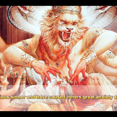 Sri Nrisimha Pranama (sung after arati)