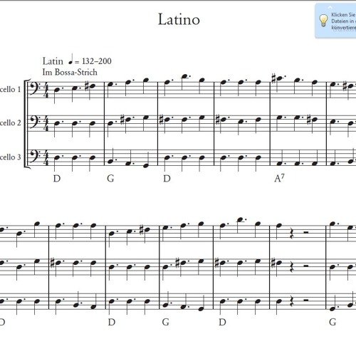 Latino - Bossa Strich (comp.: Susanne Paul)