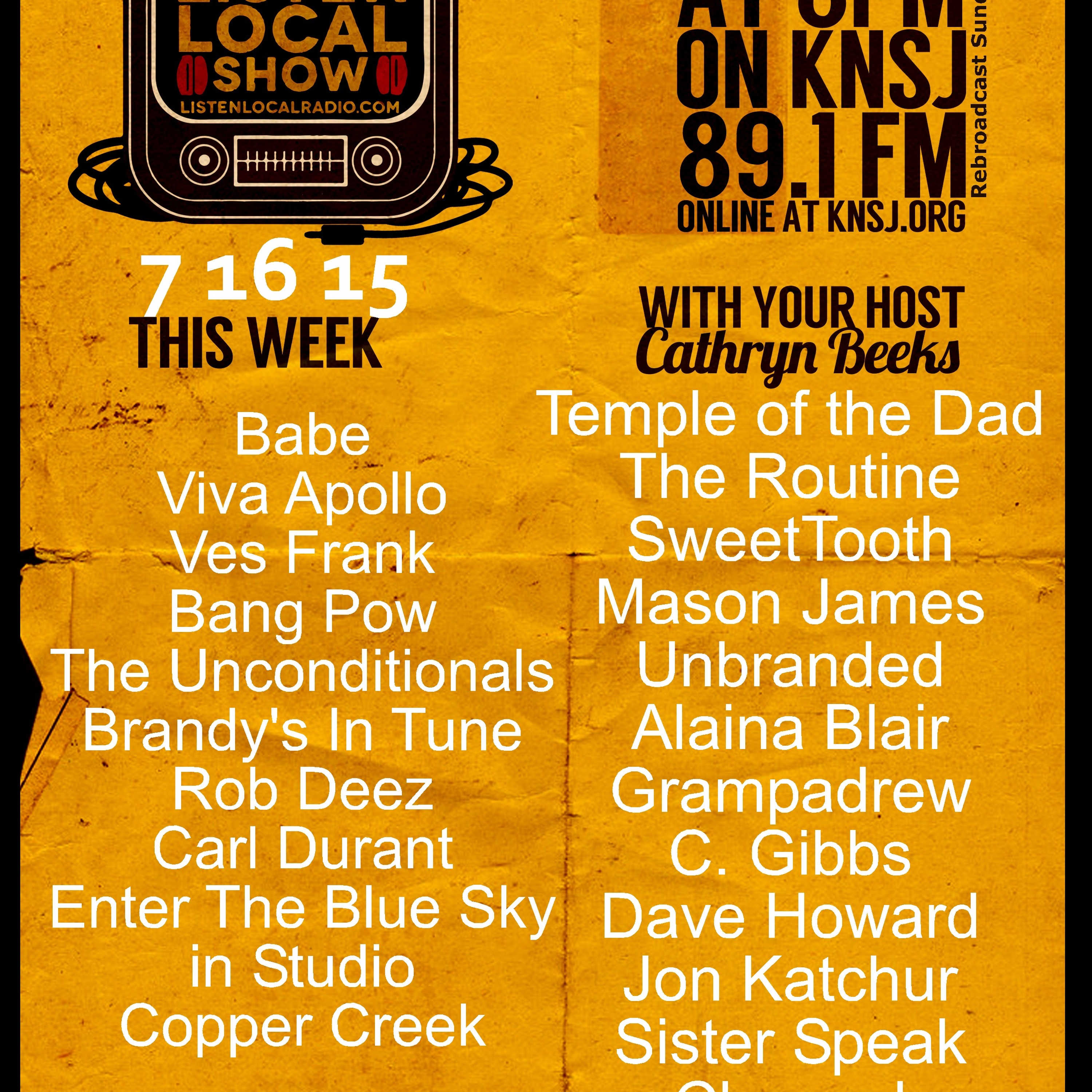 The Listen Local Show 7 16 15 episode artwork