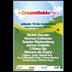 Augusto Siles & Hans Tavera, Live @ Creamfields Peru 2009 on Afterhours Radio Show 99.1 FM