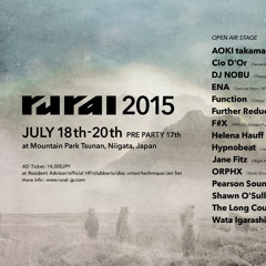 F#X "Ambient Mix" @ rural 2015(新潟県津南町 JP, 19.07.2015)