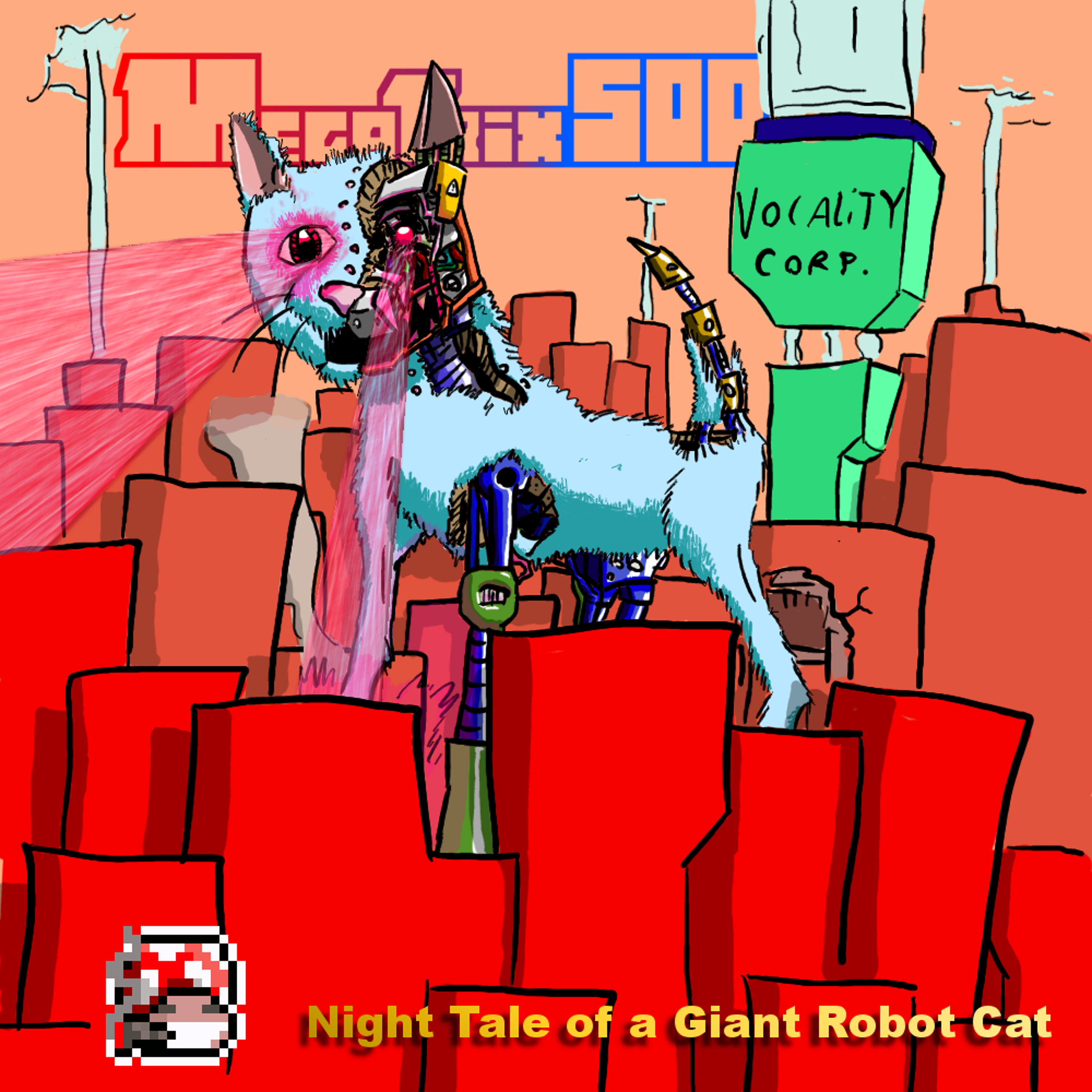 Night Tale Of A Giant Robot Cat episode artwork