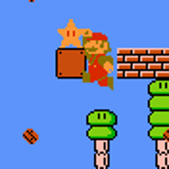 Super Mario Bros. - Starman with Post-Yoshi's Island Melody (2A03+FDS)